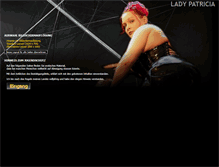Tablet Screenshot of lady-patricia.de